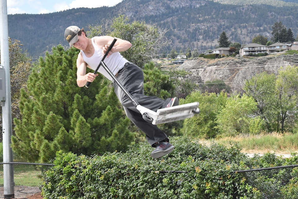 Scooter riders from across North America competed in an annual competition at Penticton Youth Park on Aug. 16, 2025.