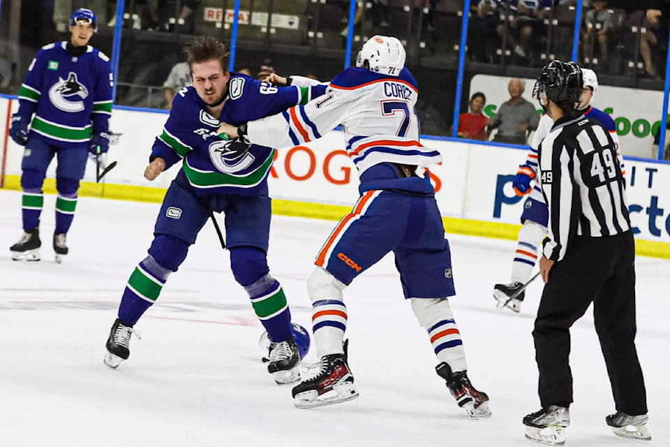 The Vancouver Canucks' Young Stars Classic returned to Penticton on Friday, Sept. 13, at the South Okanagan Events Centre.