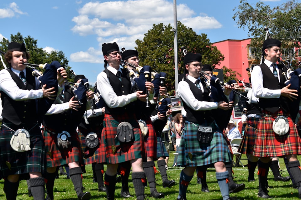 The Penticton Scottish Festival returned to King's Park on Saturday, July, 6, 2024, with pipe bands, Highland dancing, caber toss battles and more.