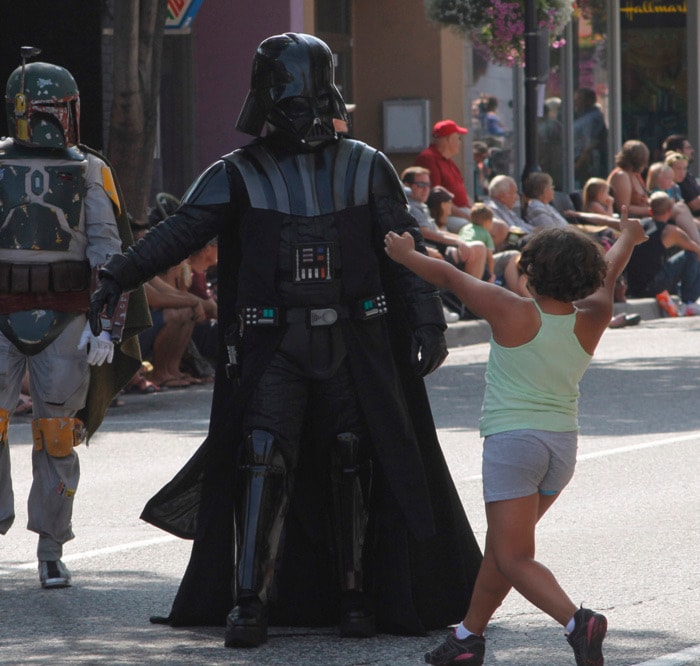 Darth Vader proves to be a big softy