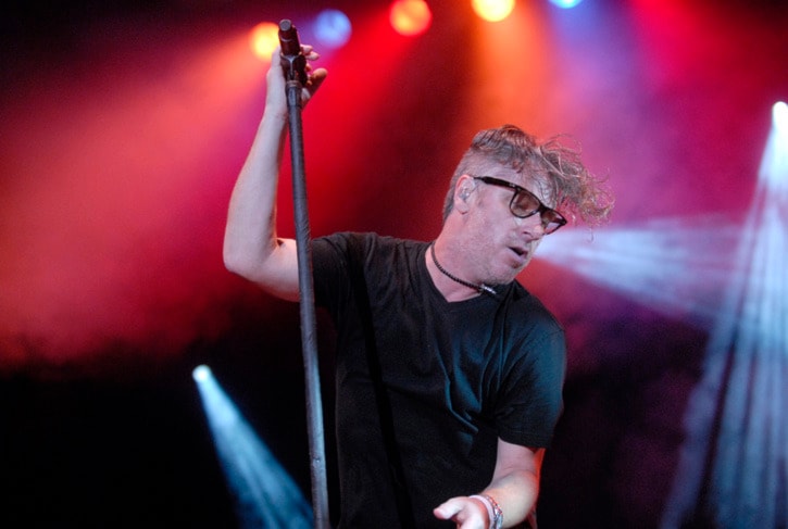 Collective Soul frontman Ed Roland at Rock The Peach in Penticton.