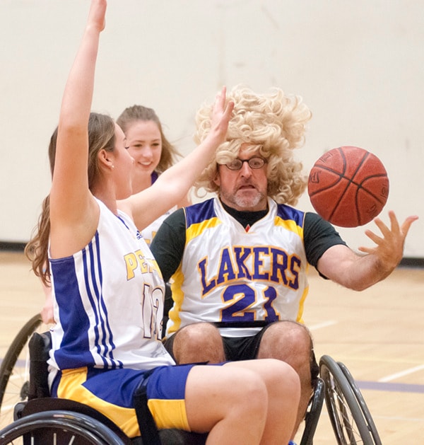 Wheelchair Basketball demonstration for the BC Winter Games