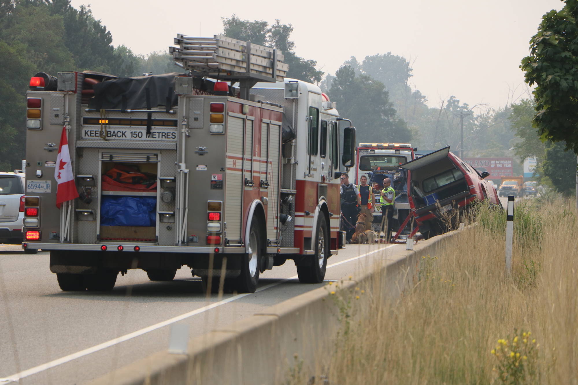 Second, third car crash within an hour of first Penticton Western News