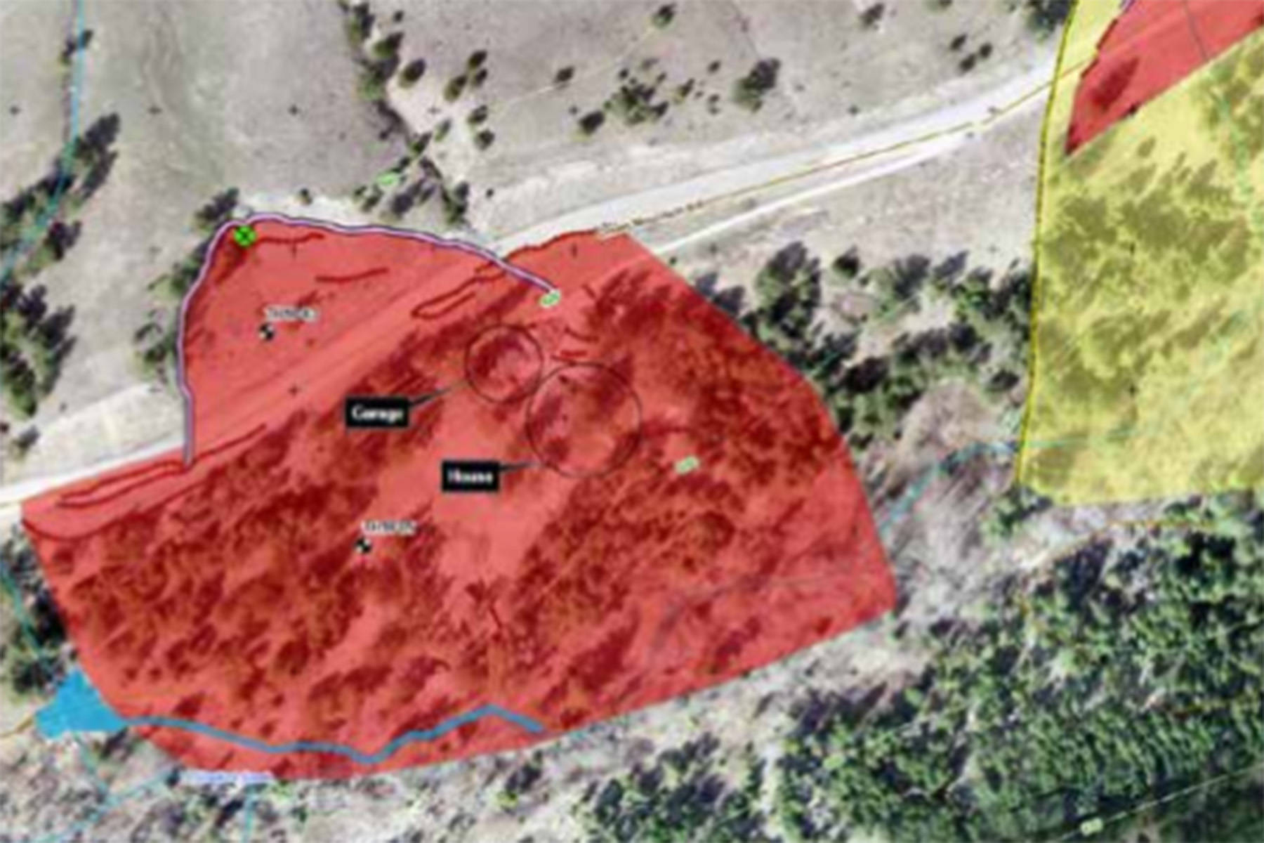 Unstable ground makes Green Mountain Road home uninhabitable