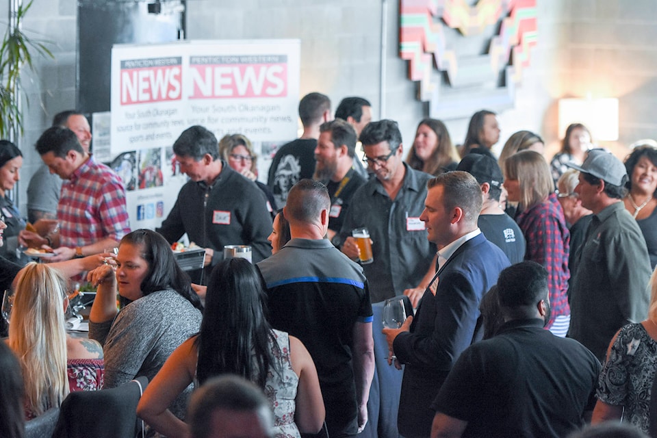 The crowd was buzzing at the Best of the South Okanagan awards on June 25. (Mark Brett — Western News)