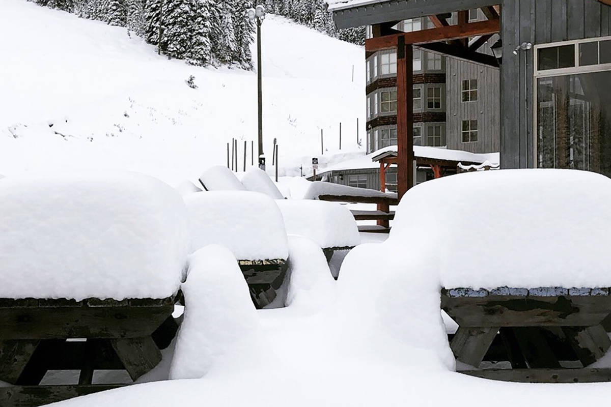 Big snowfall at Apex Mountain Resort over the weekend Penticton