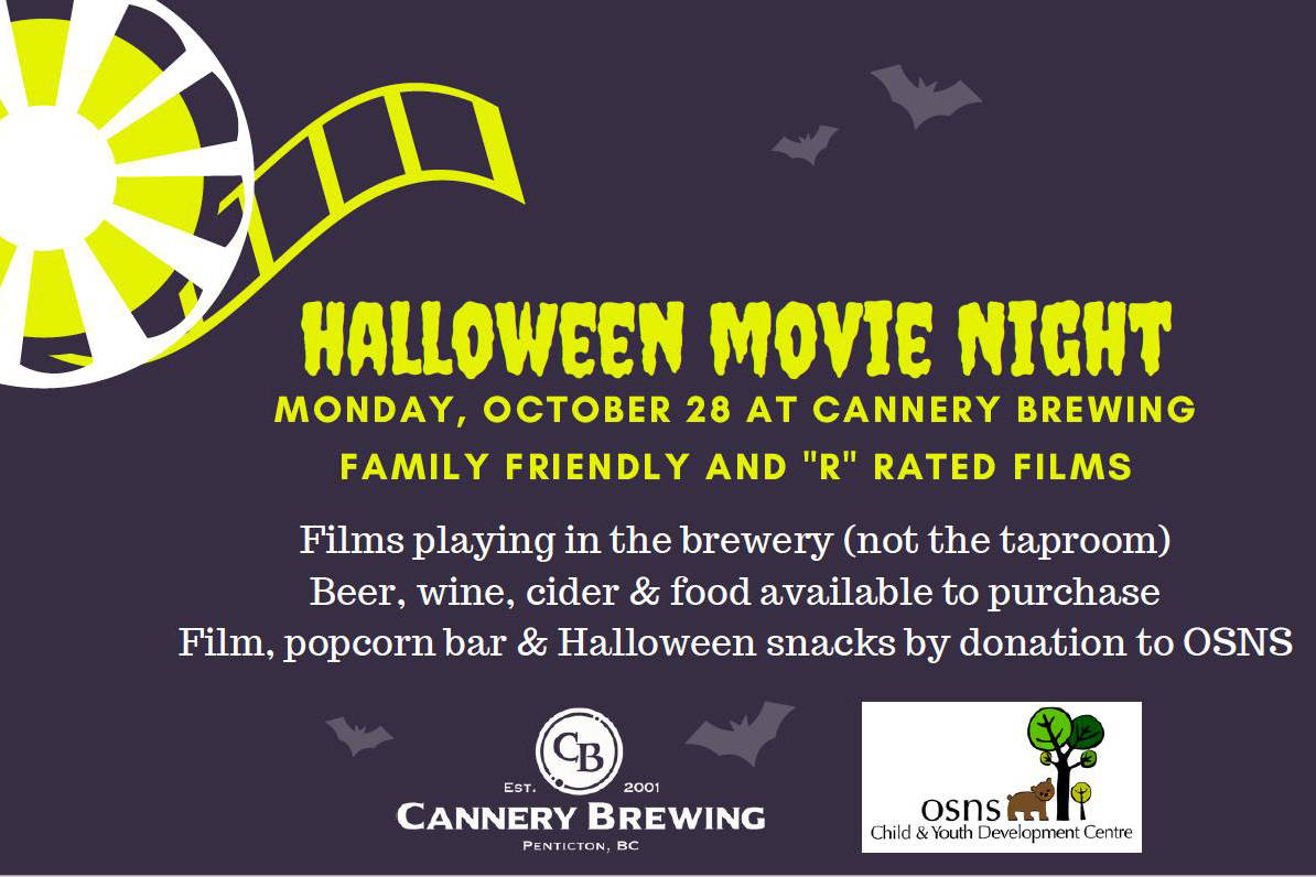 Halloween Movie Night returns to Cannery Brewing Penticton Western News