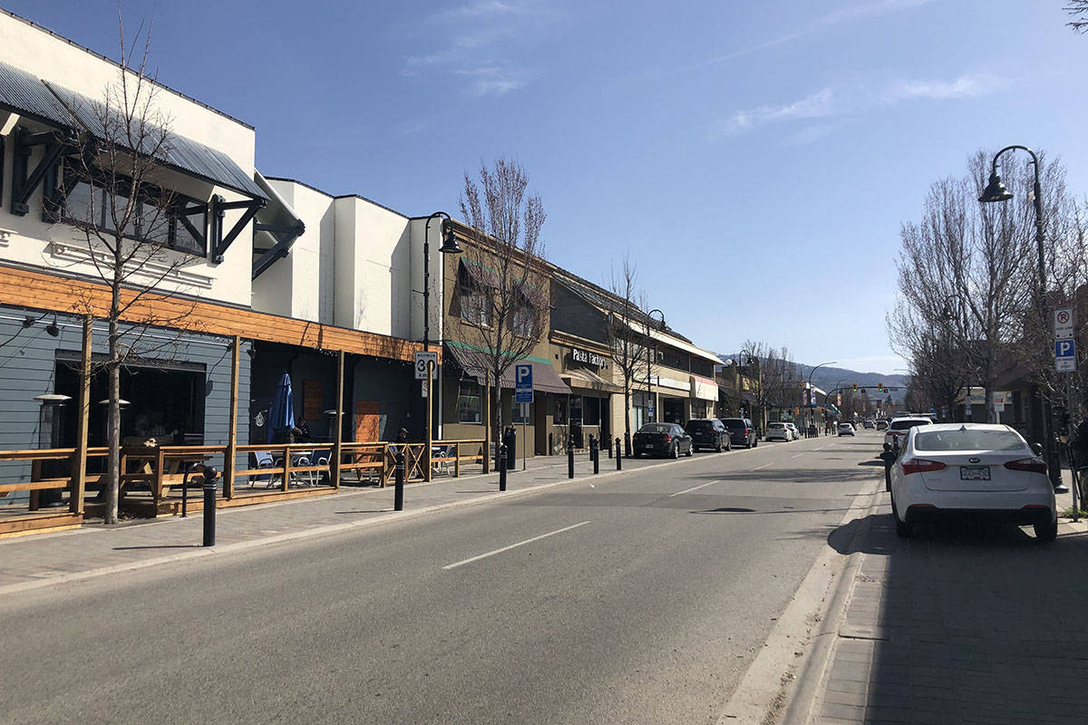 The 100 to 300 block of Martin Street will be the first section to get the bike lane to be installed in May. (Monique Tamminga Western News)