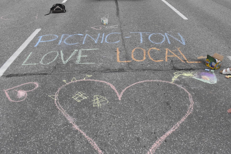 ”Picnic-ton” pop-up event on Penticton’s 500-block of Main Street on Saturday, June 18. (Logan Lockhart- Western News)