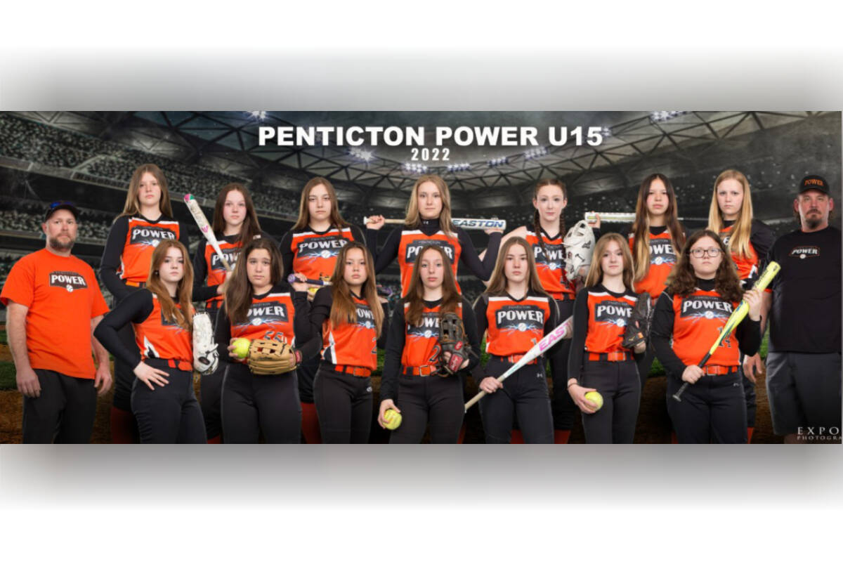 The 2022 Penticton Power U15s will play on the provincial stage in North Vancouver this Canada Day weekend. (Jacqueline Goodfellow, EXPOSE PHOTOGRAPHY)