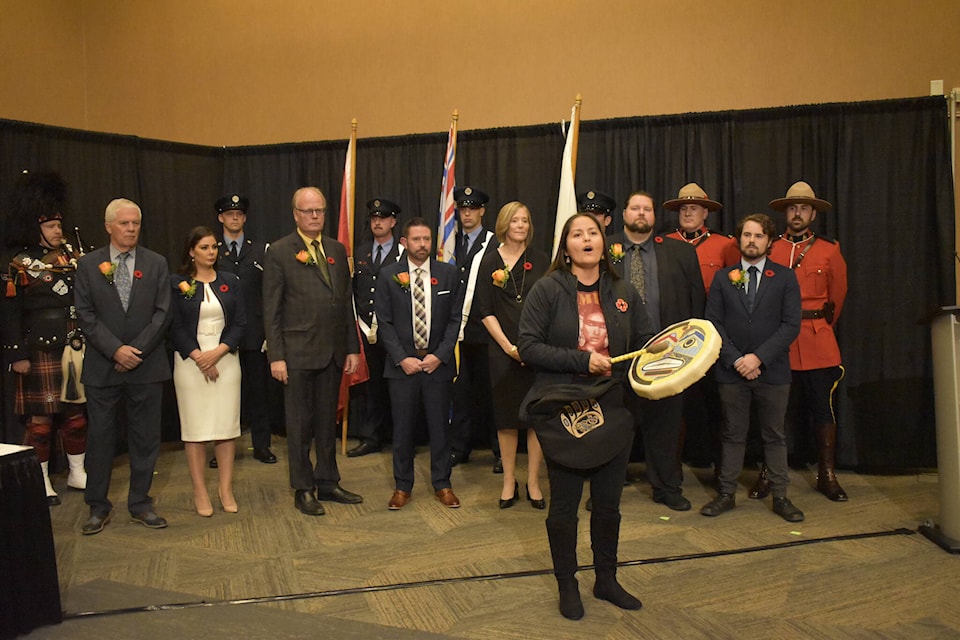 Penticton’s new council gathered for the first time Tuesday night for an inauguration ceremony. (Logan Lockhart- Western News)