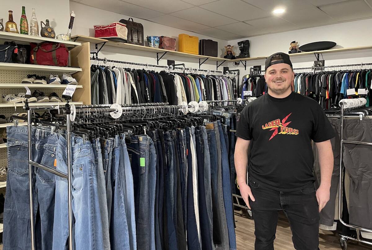27-year old Nick Rooney opened iThrift over the weekend in Rutland. (Jordy Cunningham/Capital News)