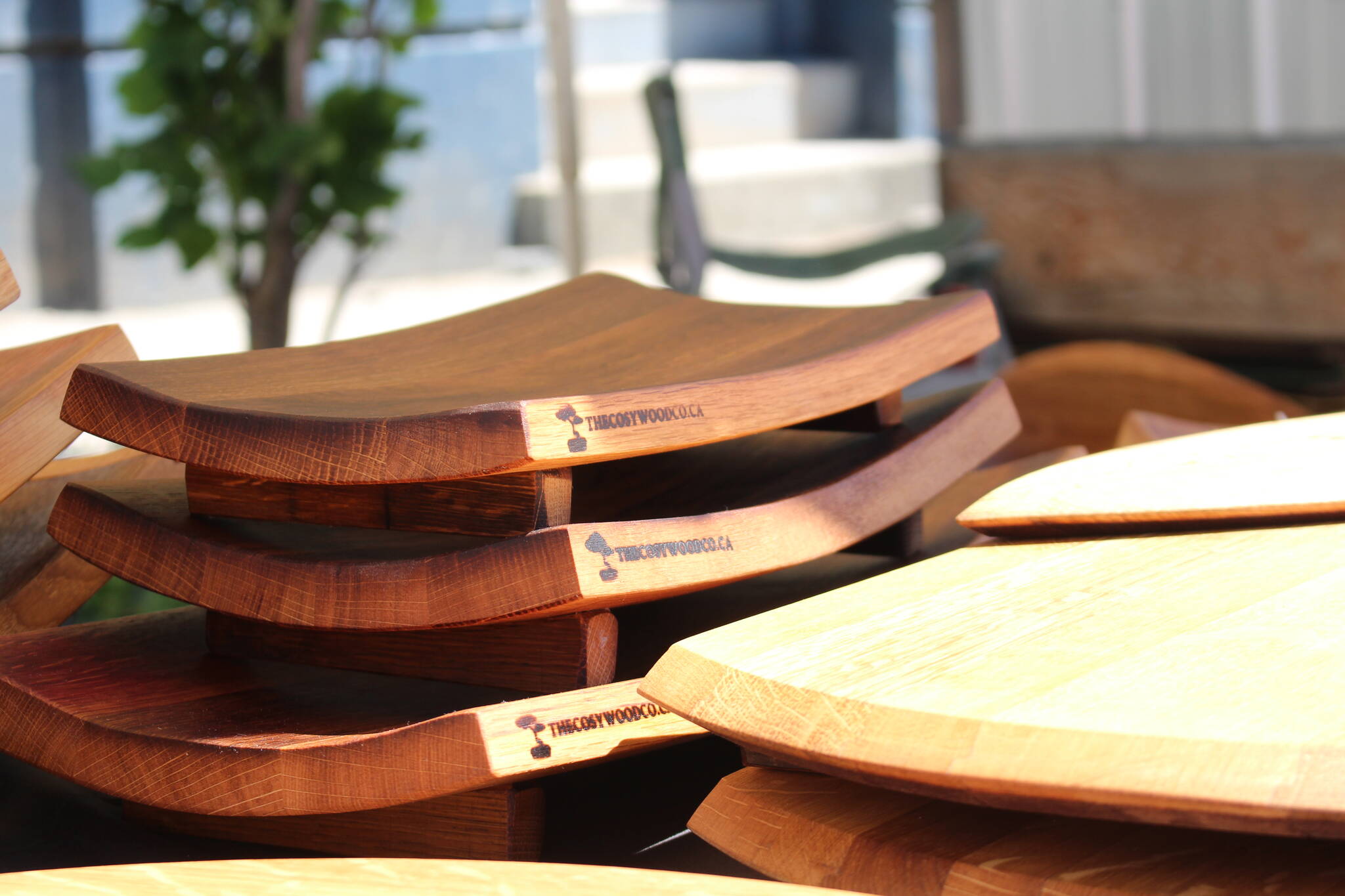 Cosy Wood Cos wood comes from old wine barrels. (Zachary Delaney/Revelstoke Review)