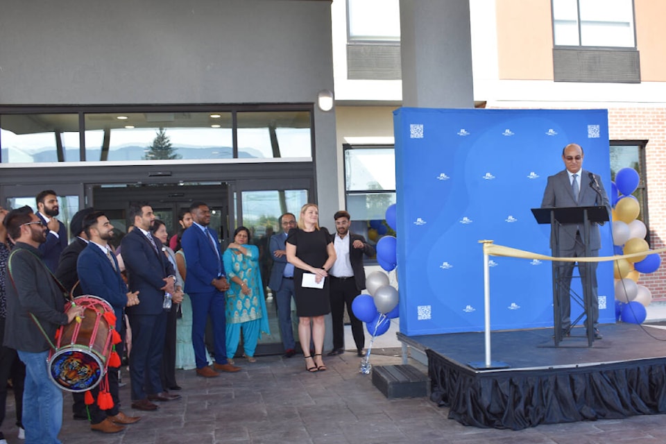 With entertainment, plenty of food offered and a ribbon cutting, Mundi Hotel Enterprises’ Ron Mundi welcomed everyone to the six-storey, 105 room Four Points by Sheraton Penticton at the Convention Centre on Sunday, Sept. 10. (Monique Tamminga Western News)