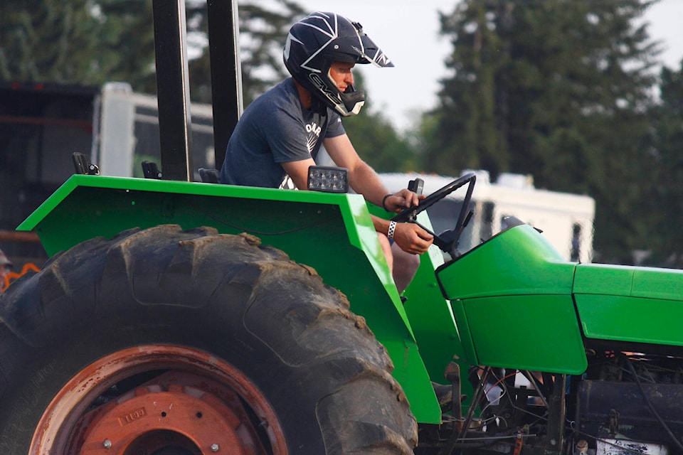 Opening night of the third annual Truck and Tractor Pull Aug. 19. The Wetaskiwin Agricultural Society held their third annual Truck and Tractor Pull on Aug. 19 and 20 at the Wayne Vanouck Motorsports Track off Highway 13. (Photos by Emily Jaycox/Black Press News Media)