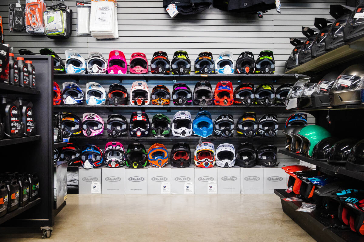 Beyond the brand new adventure vehicles at Wetaskiwin Motorsports, youll also find a great selection of accessories, safety gear, parts and apparel. Photo courtesy City of Wetaskiwin