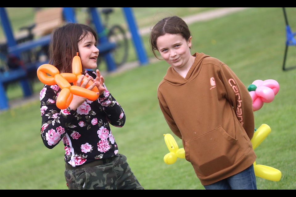 Fun was had by all at the Town of Ponoka's Spring Festival in Lions Centennial Park on May 25, from balloon animals and face painting to playing with bubbles and chalk paint, bouncy castles and other games. Food trucks with ice cream and mini donuts were also onsite during the day. 