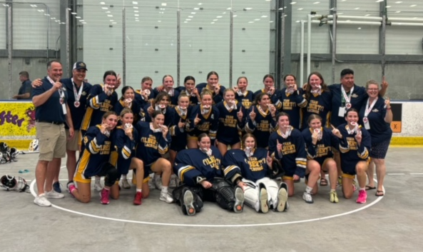 Team Alberta poses for a photo after wining gold for the second year at the U22 Junior Women's Box Lacrosse Nationals, which was held Aug. 10-17 in Regina.
(Photo submitted)
