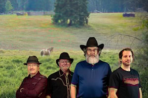 Frank Peters and Range Patrol plays 'Music in the Park' on June 27 in Rimbey