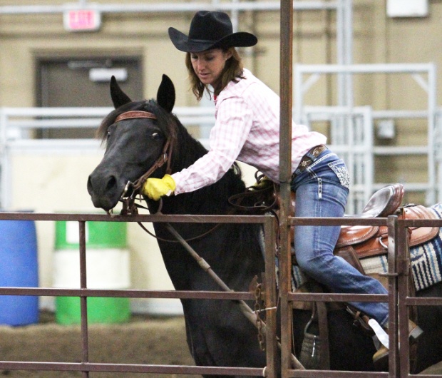 Ranchers show their calm under pressure during cowboy challenge