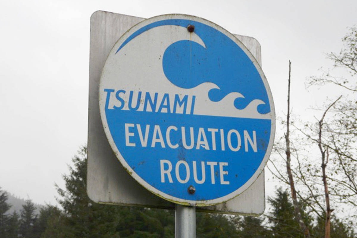 Is there a tsunami warning for bc today