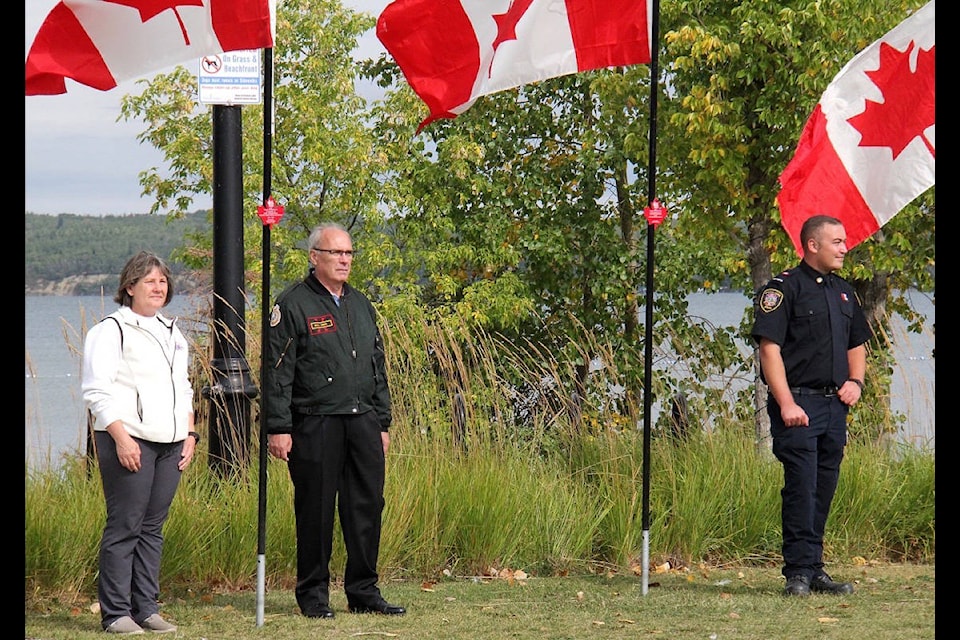 Flags of Remembrance, Sept. 12, 2020. Photo by Megan Roth/Sylvan Lake News