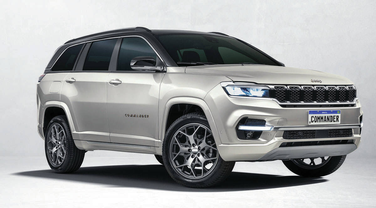 Jeep will offer a version of the Compass with a third-row seat. PHOTO: JEEP