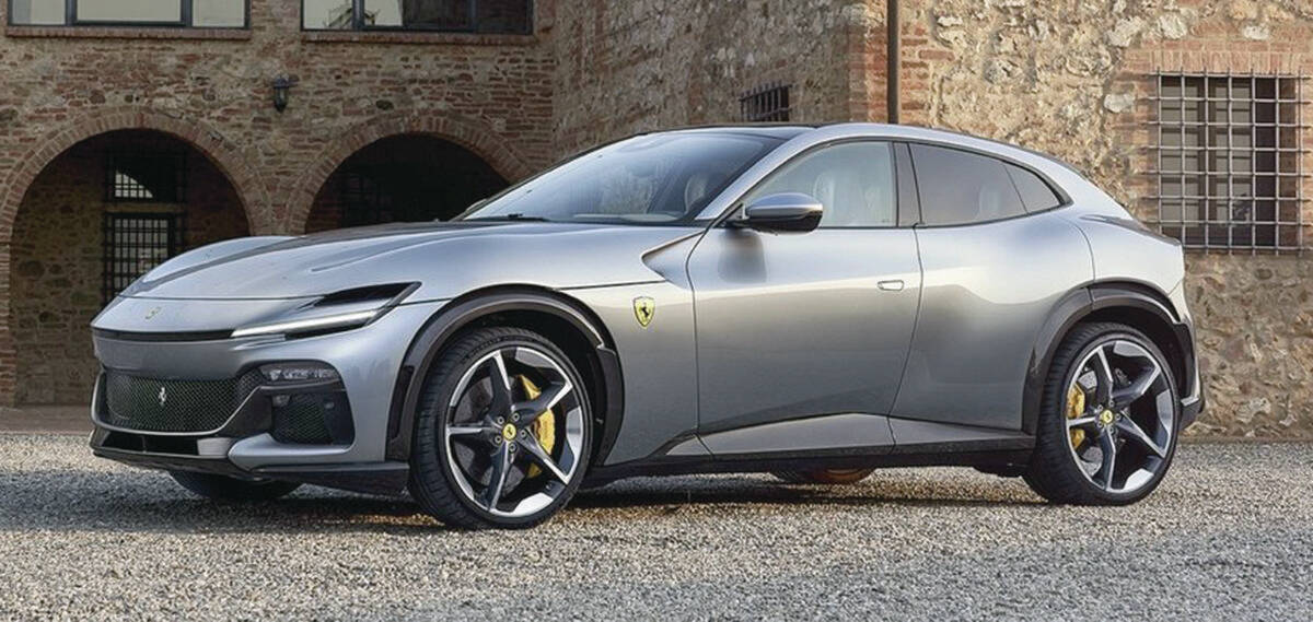 The Sleuth hears that the order books are overflowing for the new Ferrari Purosangue. This shouldnt be a surprise considering the popularity of the competing Lamborghini Urus. PHOTO: FERRARI
