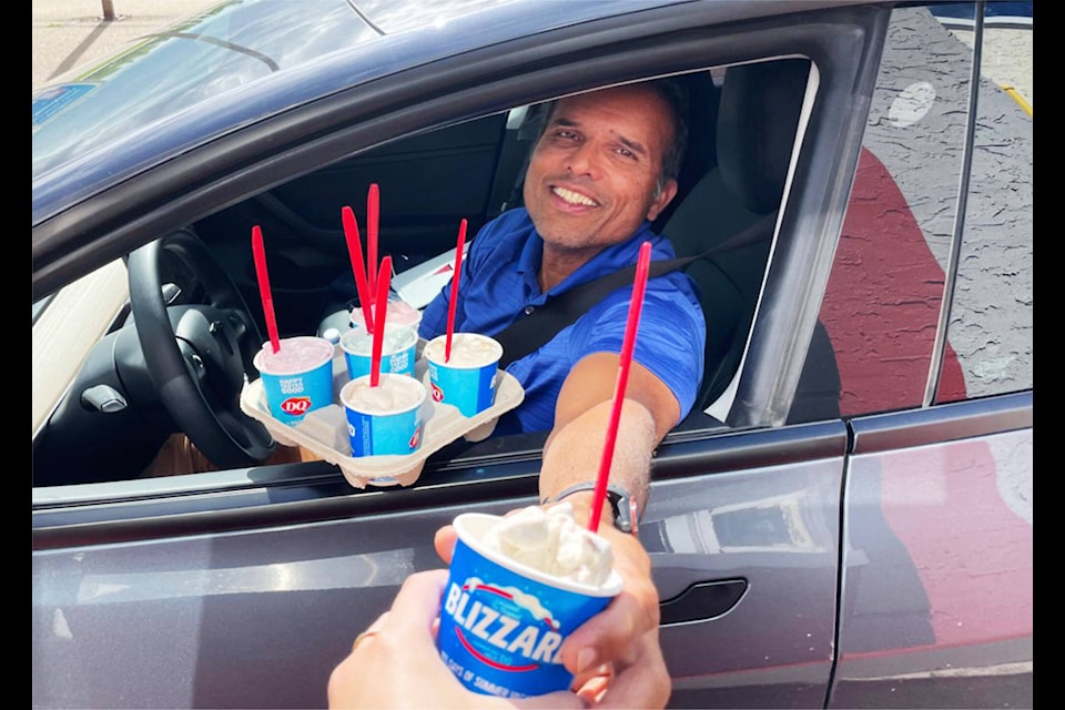 Many happy customers enjoyed a cold Blizzard Treat at Dairy Queen’s Ponoka location on Aug. 10, Miracle Treat Day. The net proceeds from each Blizzard Treat sold were donated to the Alberta Children’s Hospital Foundation, one of 12 Children’s Miracle Network hospital foundations across Canada. (Photos submitted/Dairy Queen Ponoka location)