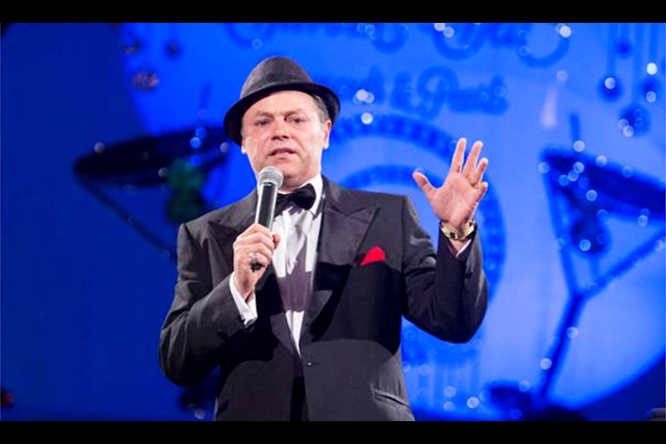 Sinatra tribute artist Dan Lauzon.