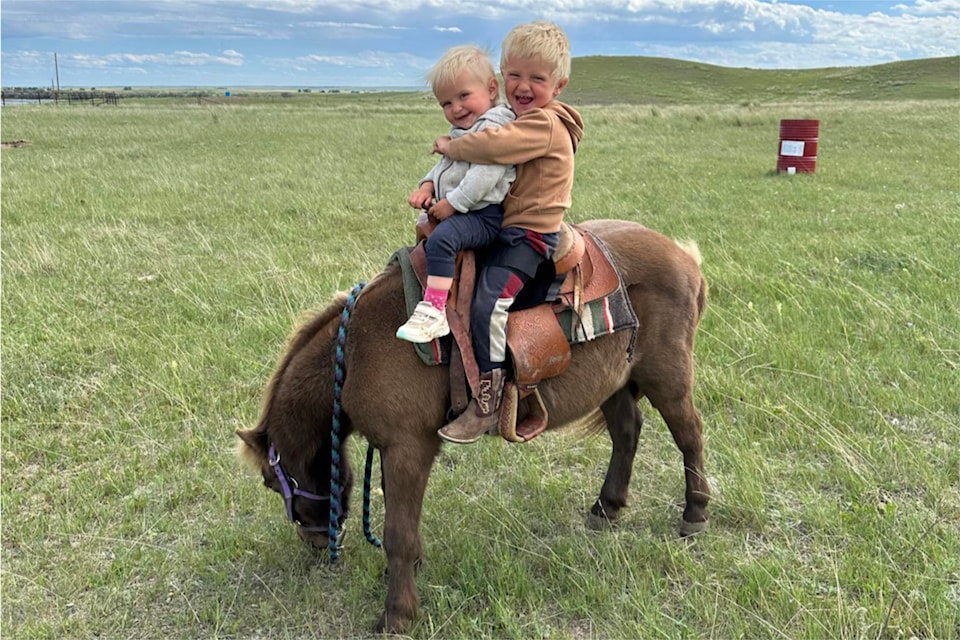 Wacey Finkbeiner's two children keep him busy.