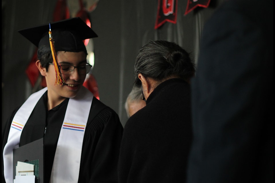 Barry Swampy was one of 27 graduates from the The BRICK Learning Centre in Ponoka. The graduation ceremonies were held on June 26.
(Mark Weber/Ponoka News)
