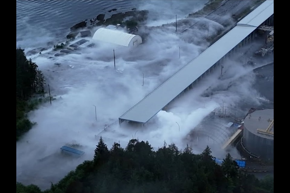 A propane leak at the propane at the Ridley Island Propane Export Terminal resulted in a vapour cloud above the facility.