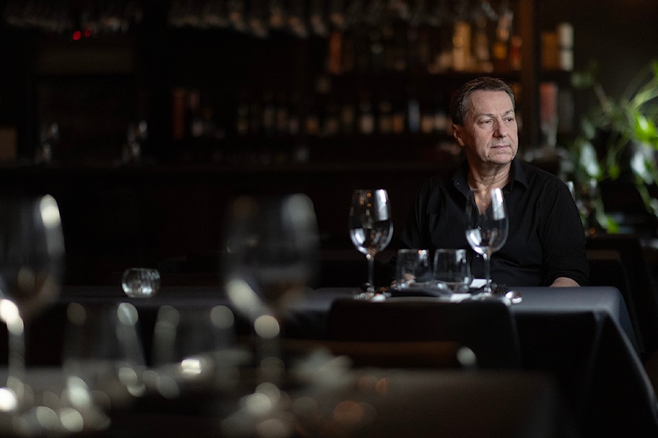 Laurent Neveu at his restaurant Joie Grillades