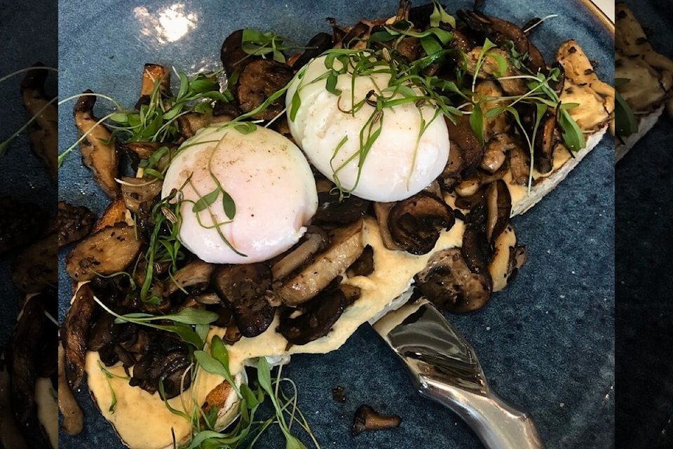 The Forestiere ($22.50) at OEB Breakfast Co. in Victoria.