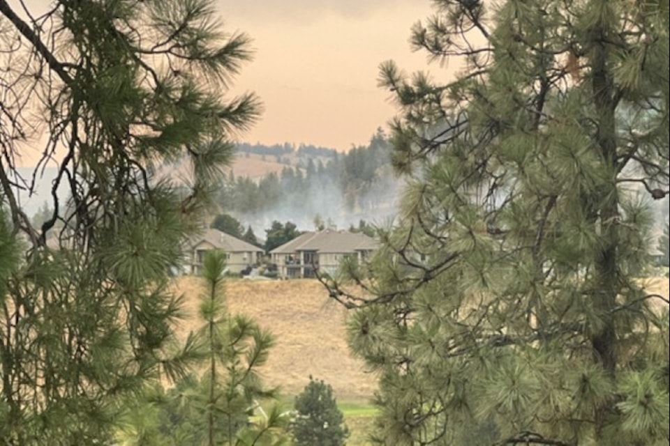 A wildfire has been reported near Gallagher's Canyon in 鶹ѡ on Aug. 5. 