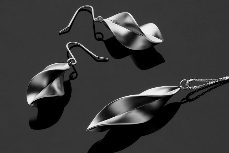 The Spiral Series are examples of jewelry to be sold during the All That Glitters fundraiser at The Avenue Gallery.