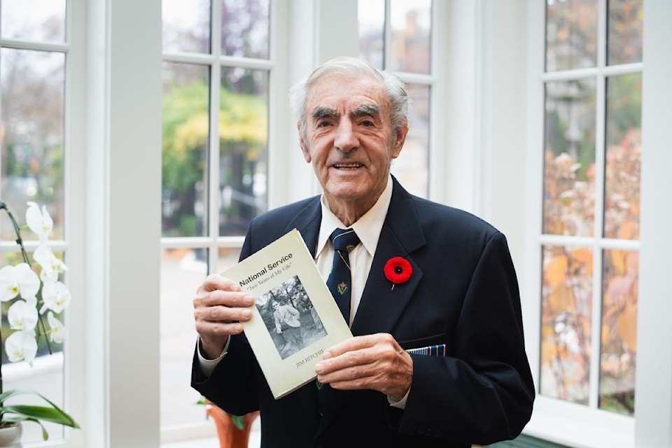 Veteran Jim Ritchie wrote his book National Service: Two Years of My Life so his family would know about his experiences in the Korean War.