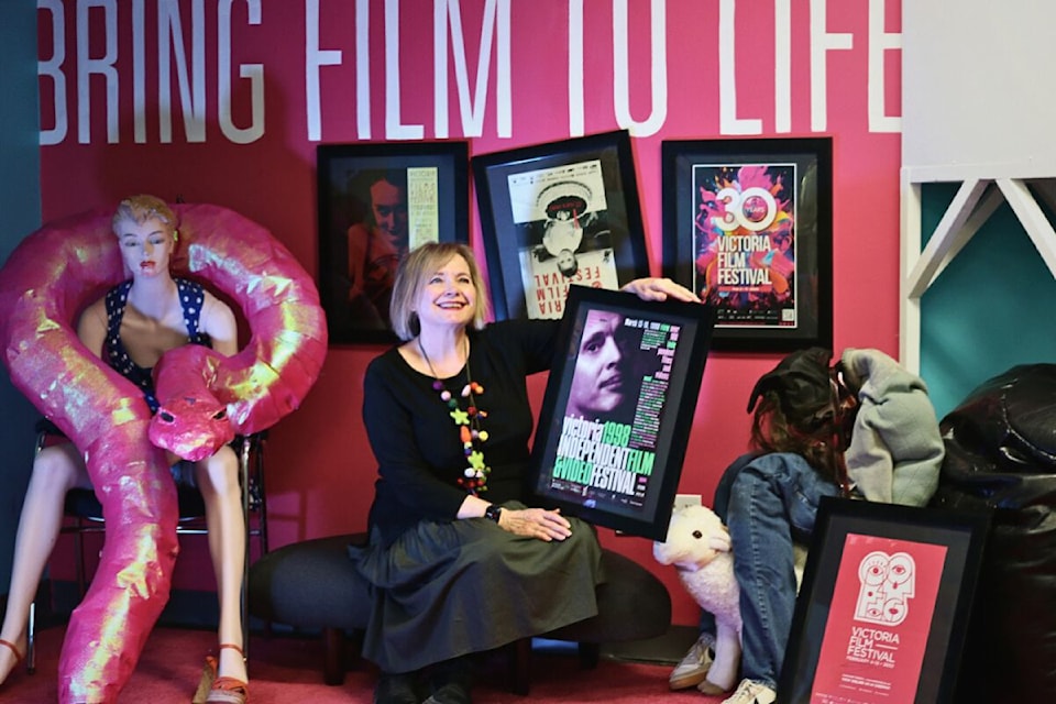"We're not just straightforward corporate. Even when we do our galas, everything's pretty much handmade. Volunteers who come in make me flying pigs or sheep or clouds or whatever. It just has a real grassroots feel to it," said Kathy Kay, festival director of the Victoria Film Festival.