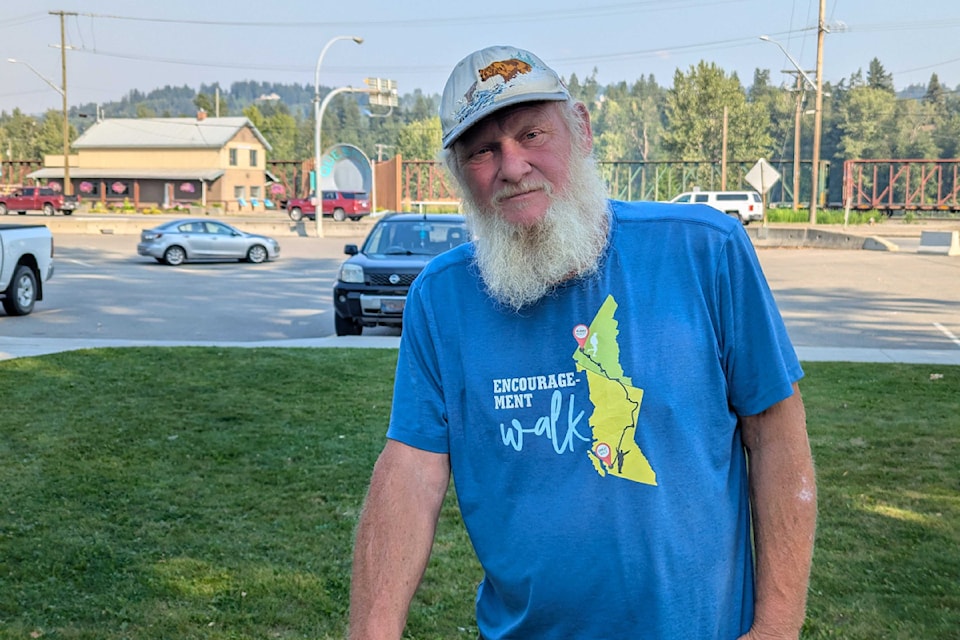 Grant Beacock is walking from the Alaska-Yukon border to his hometown of Chilliwack, B.C.