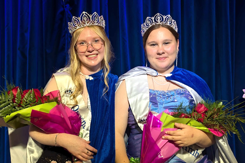 Jayla Wheeler (L) and Lacey Anderson (R) will be Quesnel's 2024 ambassadors.