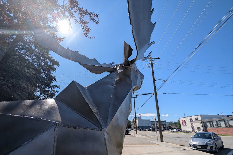 Bert's Moose 1974 will continue to live outside Arena 2 for the foreseeable future.