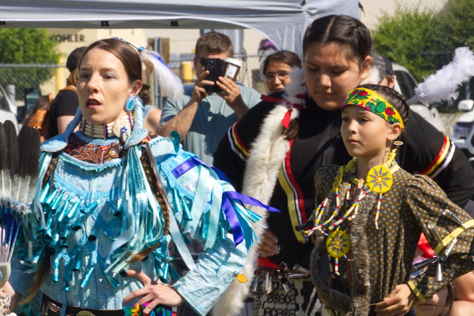 The field at the Helen Dixon Centre had booths where people could learn about Indigenous culture and history and partake in activities at the 2024 event.