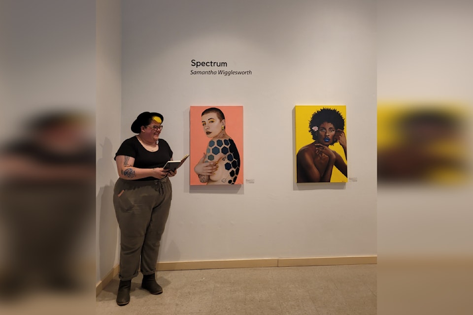 Samantha Wigglesworth delivers artist talk at Spectrum 2023