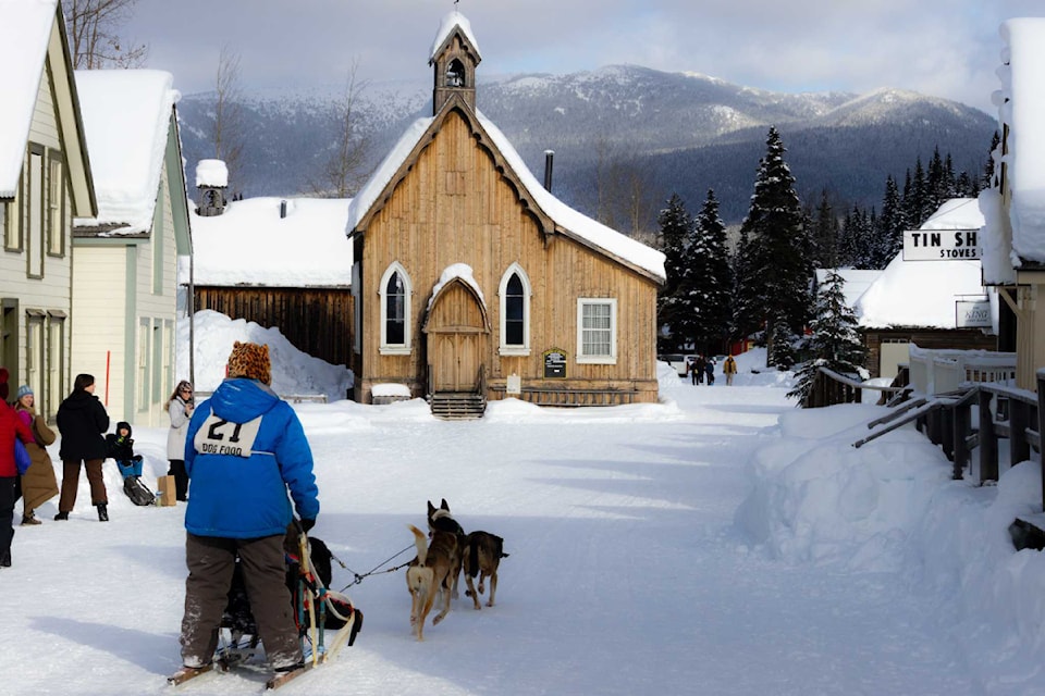 Barkerville set the stage for the end of the annual mail run where mushers delivered letters to the post office where they will be mailed out around the world.