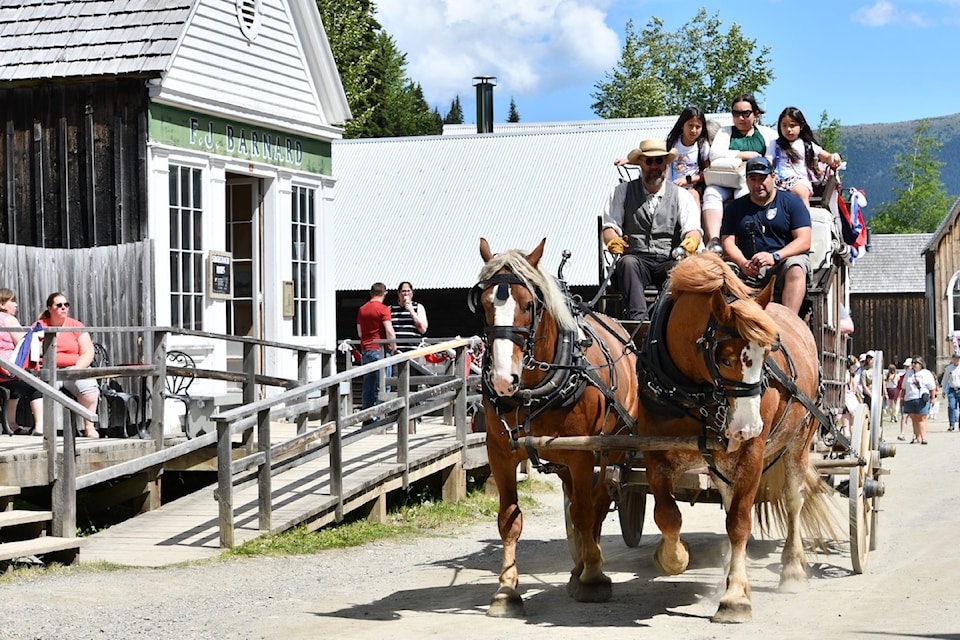 Hundreds of people gathered in Barkerville for the 157th annual Dominion Day/Canada Day celebration on Tuesday, July 1.