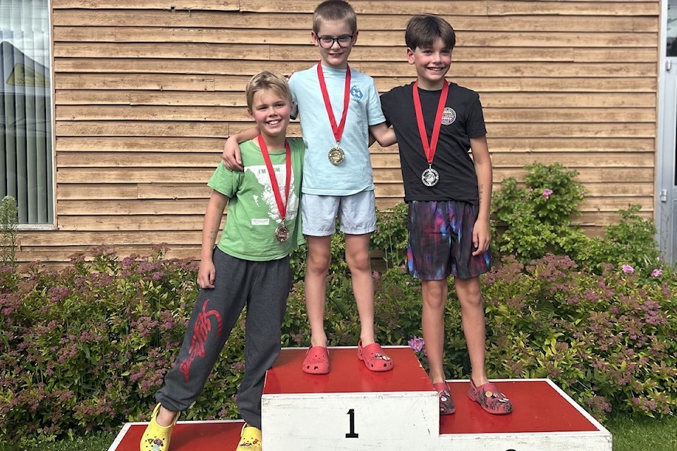 The Quesnel Sea Lions had a good showing at the swim meet they hosted on July 5 and 6.