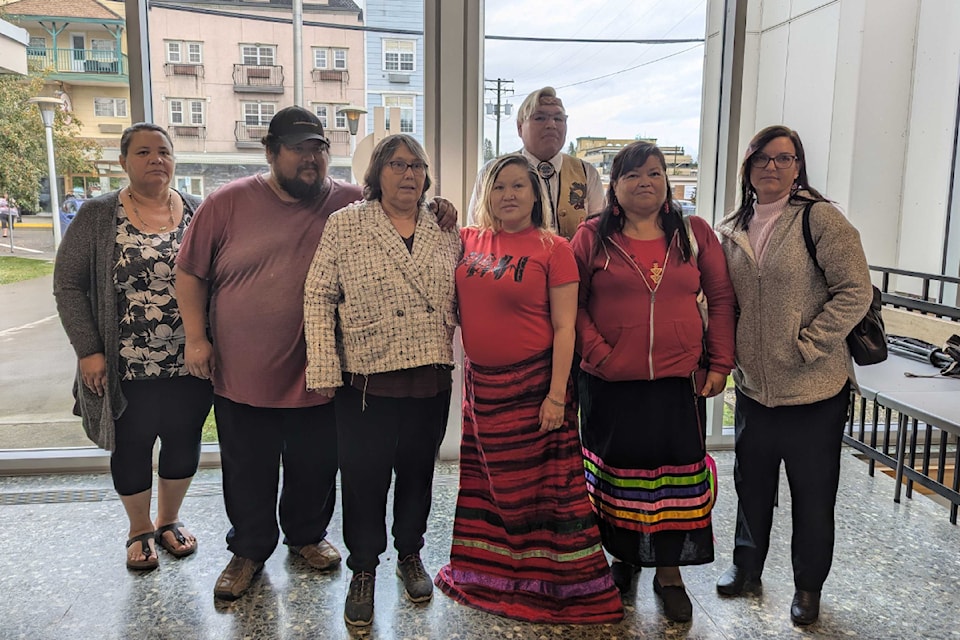 Loved ones and supporters of Carmelita Abraham gathered ahead of the sentencing.