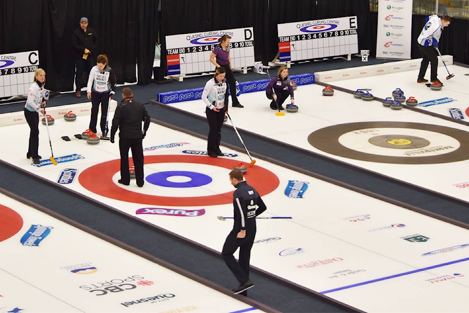 The facilities at the 2019 BC Mens’ and Women’s Curling Championships are a cut above those of previous years. Heather Norman photo