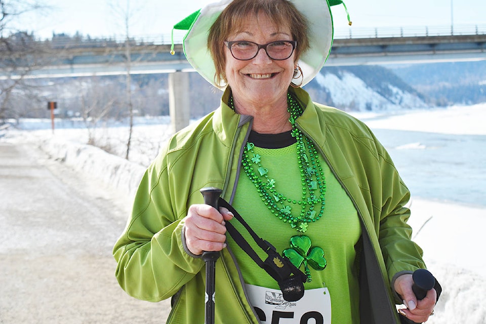 Coming into the finishing line of the fifth annual St. Patricks Day Pace and Pint 5K March 16. Lindsay Chung photo